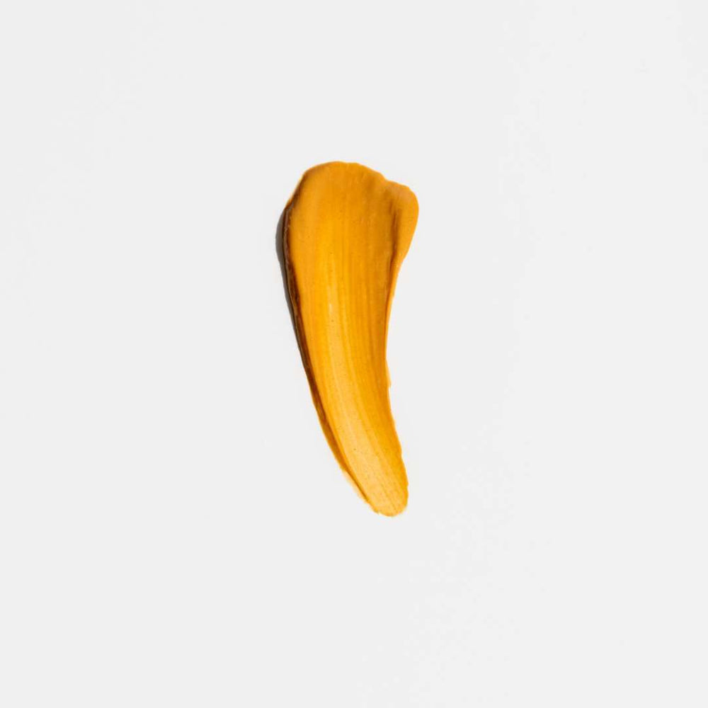 GOLA AURA illuminating and hydrating facial masque formulated with turmeric and tremella extracts and hyaluronic acid.  By WILD GRACE, Montreal-based vegan skincare.