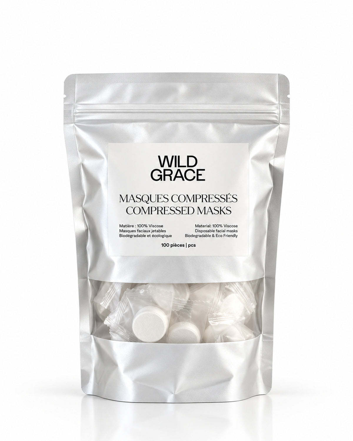 facial gauze masks by wild grace