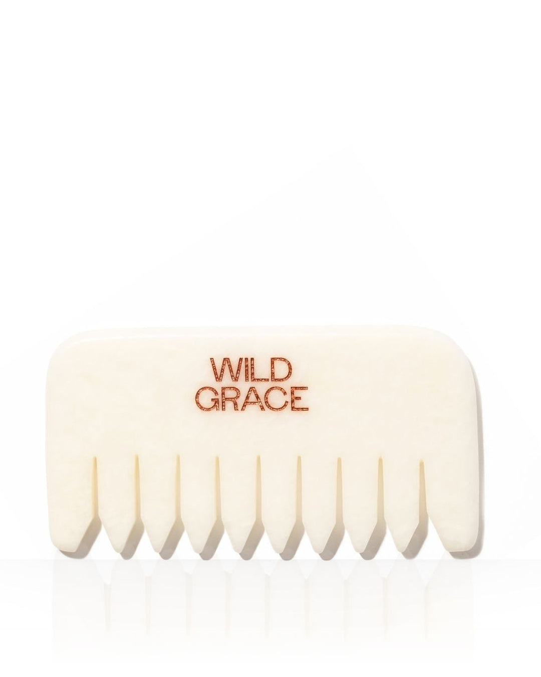 White jade comb with &