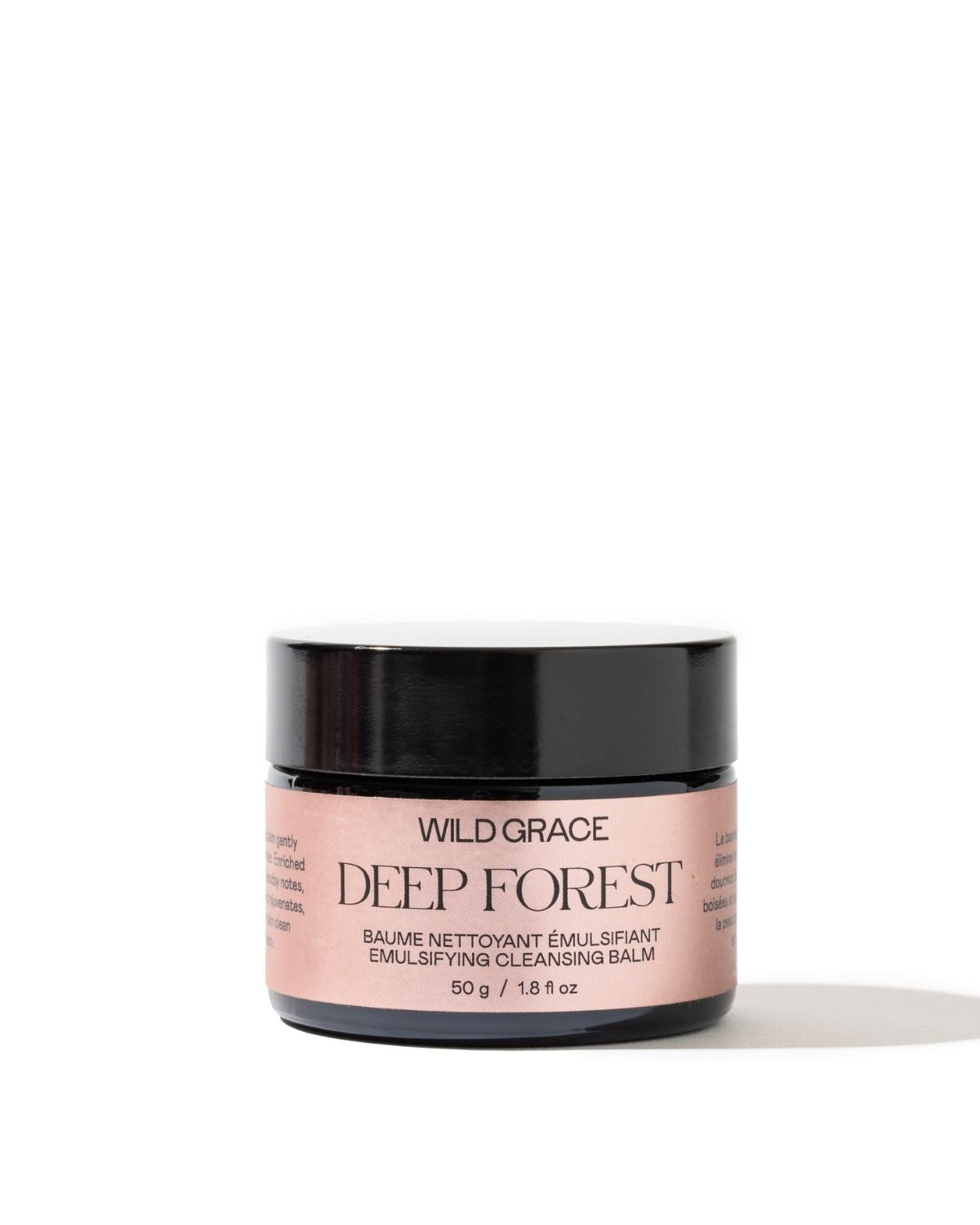 Wild Grace Deep Forest emulsifying cleansing balm jar on a white background