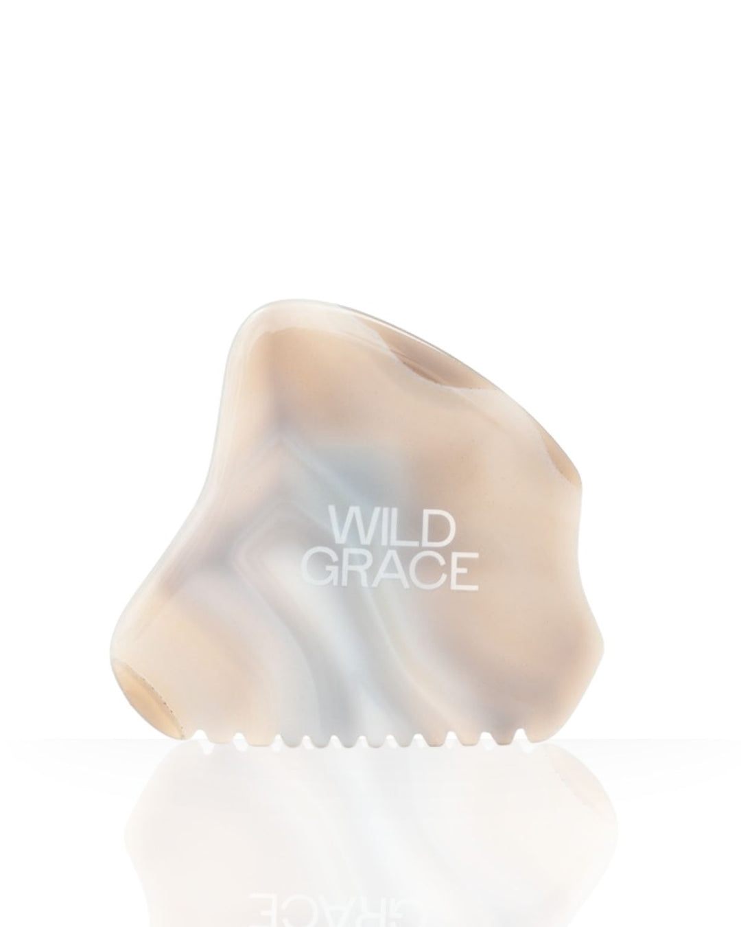 Smoky agate gua sha with &