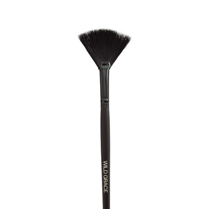 Black makeup brush with &