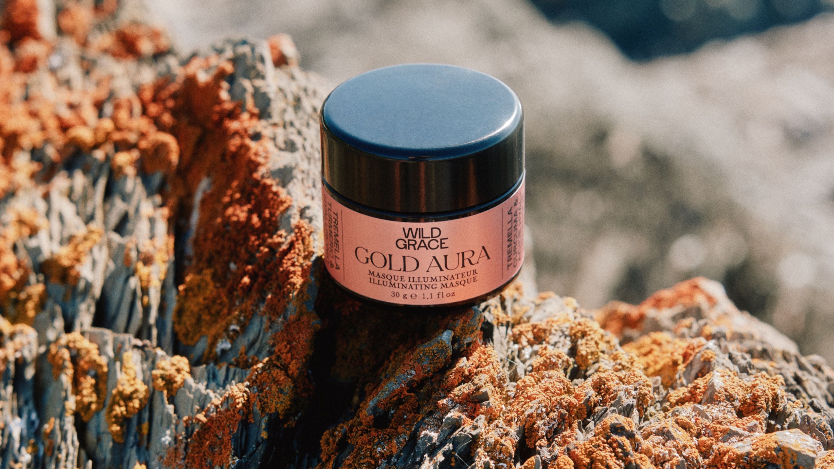 gold aura wild grace illuminating mask