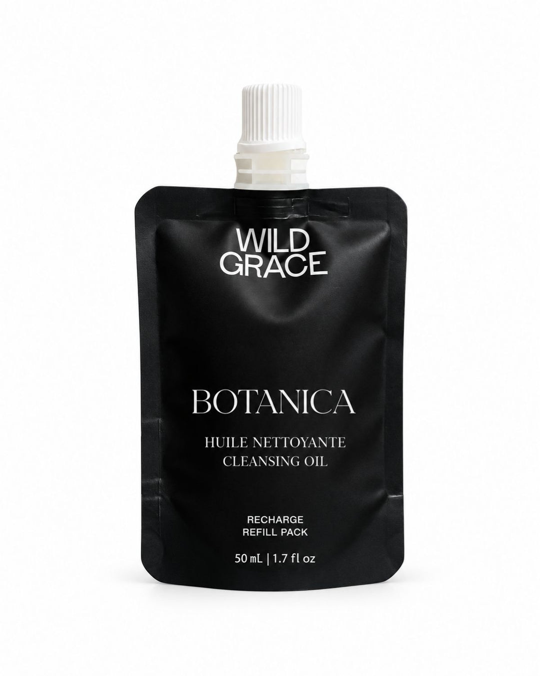 Black pouch with &