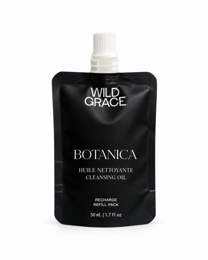 Black pouch with &